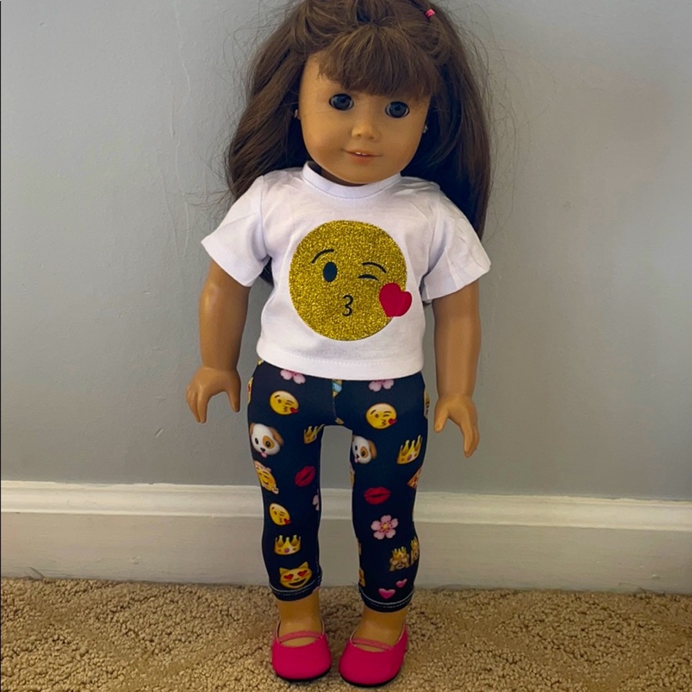 American Girl Emoji Outfit Set